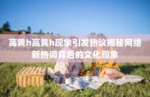 高黄h高黄h现象引发热议揭秘网络新热词背后的文化现象